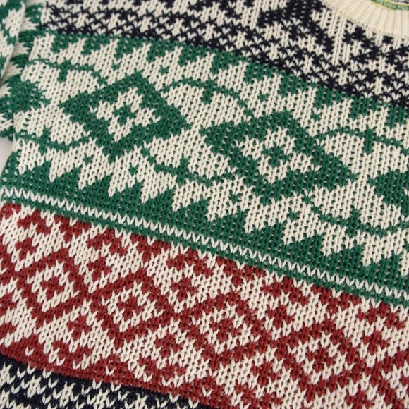 Original Cube Mulit-colour Knit Crewneck Sweater - Picture 9 of 14